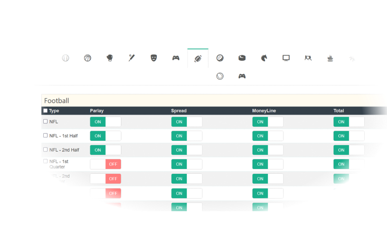 payperhead sportsbook hide betting markets
